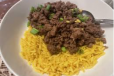 Beef Mince with Yellow Rice