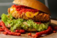 chicken cheetos burger 
