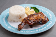 Chicken Inasal Leg Rice With Drinks