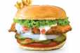 Dynamite Crispy Chicken Burger with chips