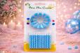 Spiral Birthday Candles Blue