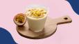 Mango and Passion Fruit Panna Cotta