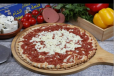 Cheese With Mortadella Manakish
