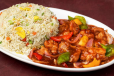 Chicken Shashlik With Fried Rice
