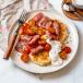 High Protein Cottage Pancakes with Bacon