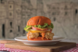 Dynamite Prawns Burger