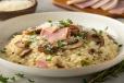 Risotto Prosciutto e Funghi Cremoso