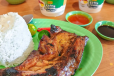 All Star Inasal with Rice, Iced Tea and Halo-Halo