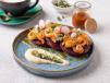 Savory Beetroot Pancakes With Salmon, Radish, Citrus & Tangy Cream Cheese
