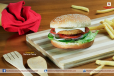 Veg Paneer Methi Burger