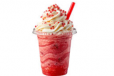 Red And White Milk Shake