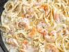 Seafood Alfredo Pasta