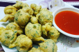 Jain Methi Bhajiya And Marcha Bhajiya