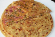 Mix Veg Paratha with curd