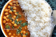 Chole and Rice