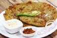 Aloo Paratha with curd