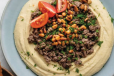 Hummus With Meat Platter