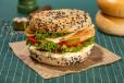 Turkey and Cheese Bagel