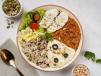 Classic Hummus With Boiled Eggs Buddha Bowl