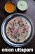 Coconut Onion Uttapam