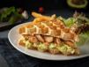 Chicken ?Avocado Waffle Sandwich