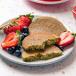 Strawberry Matcha Pancakes (Low Carb)