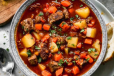 Beef Goulash with Potatoes and Carrot