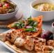 Shish Taouk Grill with small Soup and Fatoush Salad