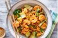 Schezwan Noodles Prawns