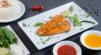 Grilled Salmon with Rice