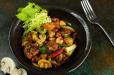 Chicken with Chili and Fresh Mushrooms