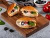 Labneh With Vegetables Mini Sandwich