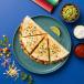 Spiced Veggies and Cheese Quesadilla