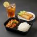 Crispy Fish Tangy Sauce With Jasmine Rice and Veg Spiring Rolls