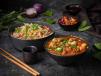 Hakka Noodles With Hot and Sour chicken