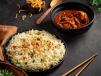 Chilli Style Chicken Dumpling With Garlic Fried Rice