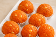 Orange Boondi Ladoo - 1 piece