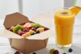 Mixed Fruits Box With Mango Juice