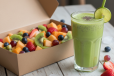 Mixed Fruits Box With Avocado Juice