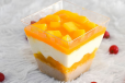 Mini Vase Mango Cheesecake
