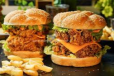 Halimas’s Mega Zinker Burger