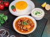 Chelow Khoresh Bamiye (Orka stew)