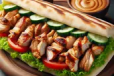 Kabab-Chicken Combo Sandwich