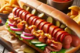 Hotdog Combo Sandwich