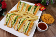 Chicken Tikka Club Sandwich