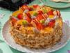 Vanilla Fruits Cake