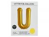 Balloon Foil Letter U