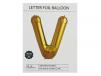 Balloon Foil Letter V