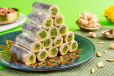 Kaju Badam Pista Roll
