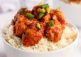 Ghee Rice and chicken chilly combo